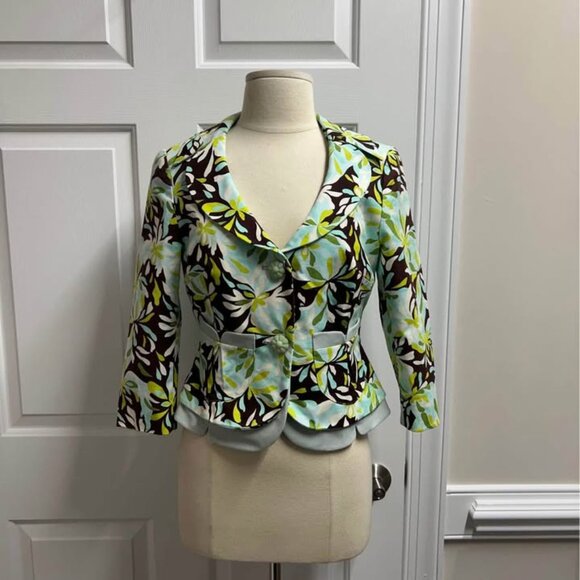 Phoebe Couture Jackets & Blazers - Phoebe Women’s Floral Jacket Size 4